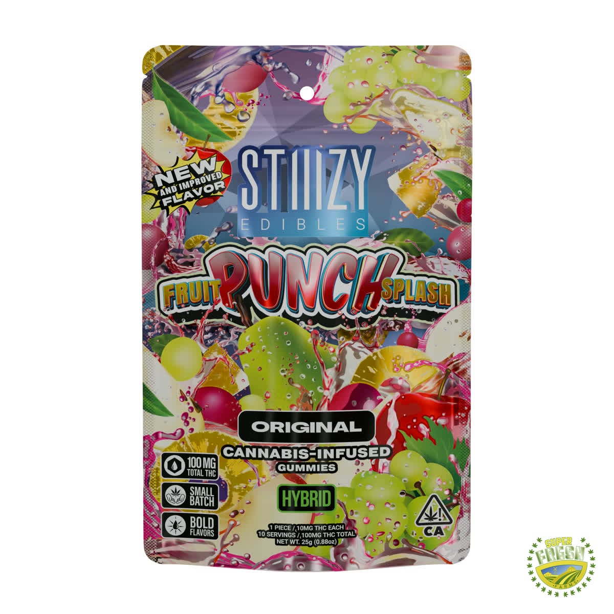 Fruit Punch Splash Gummies 100mg