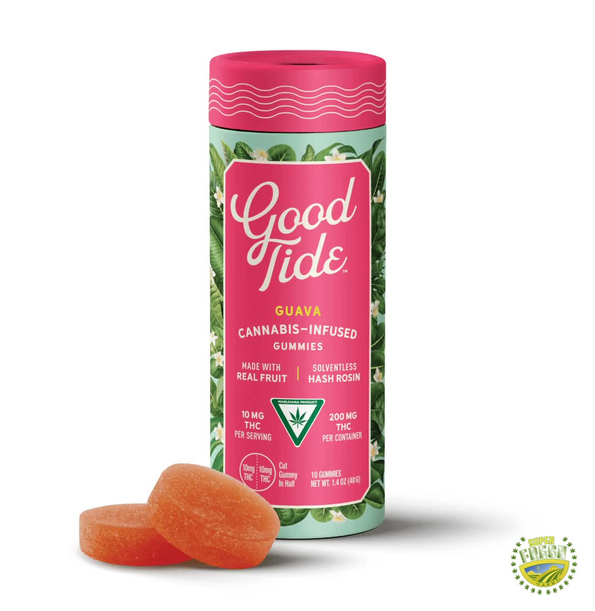Guava Solventless Hash Rosin Gummies