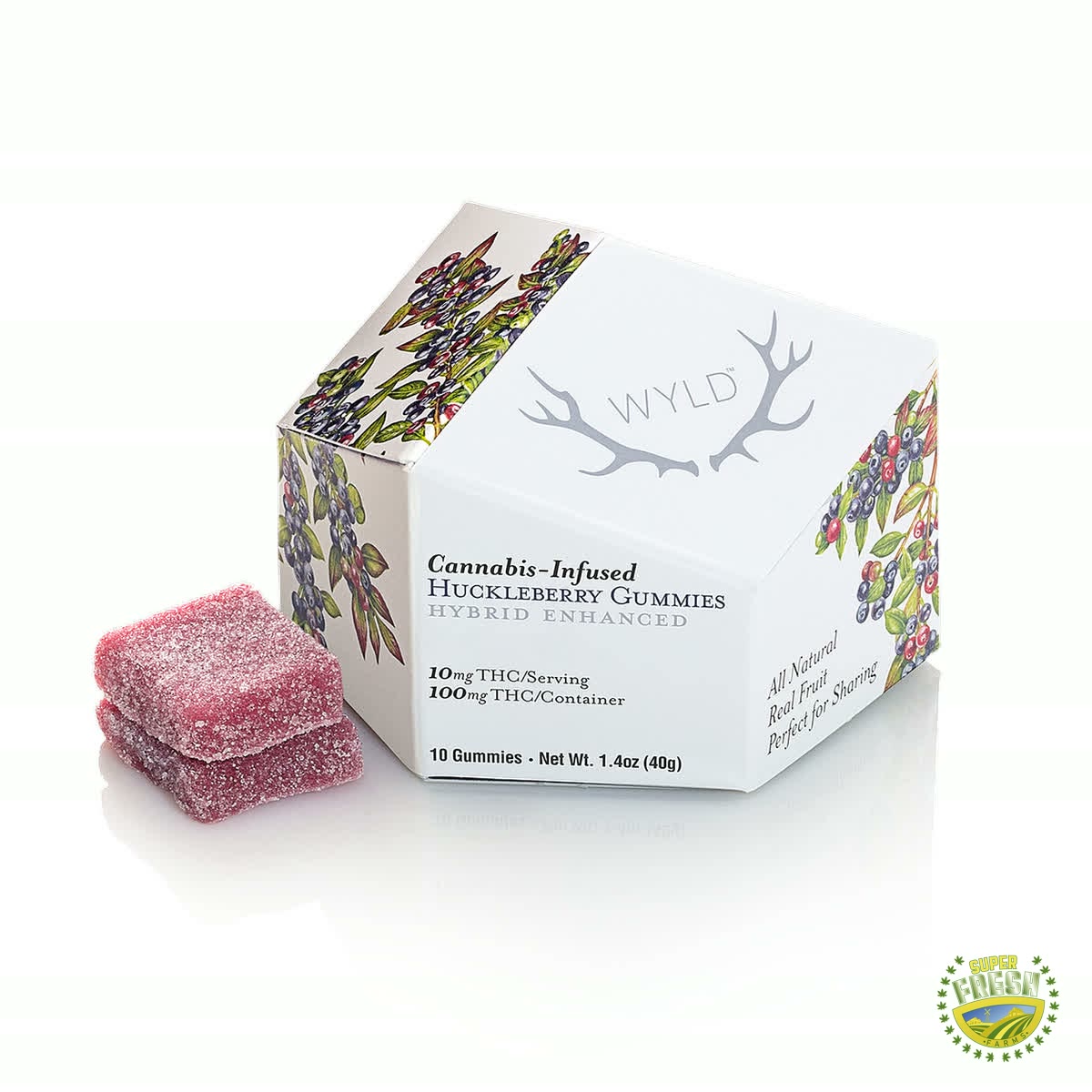 Huckleberry Hybrid Enhanced Gummies