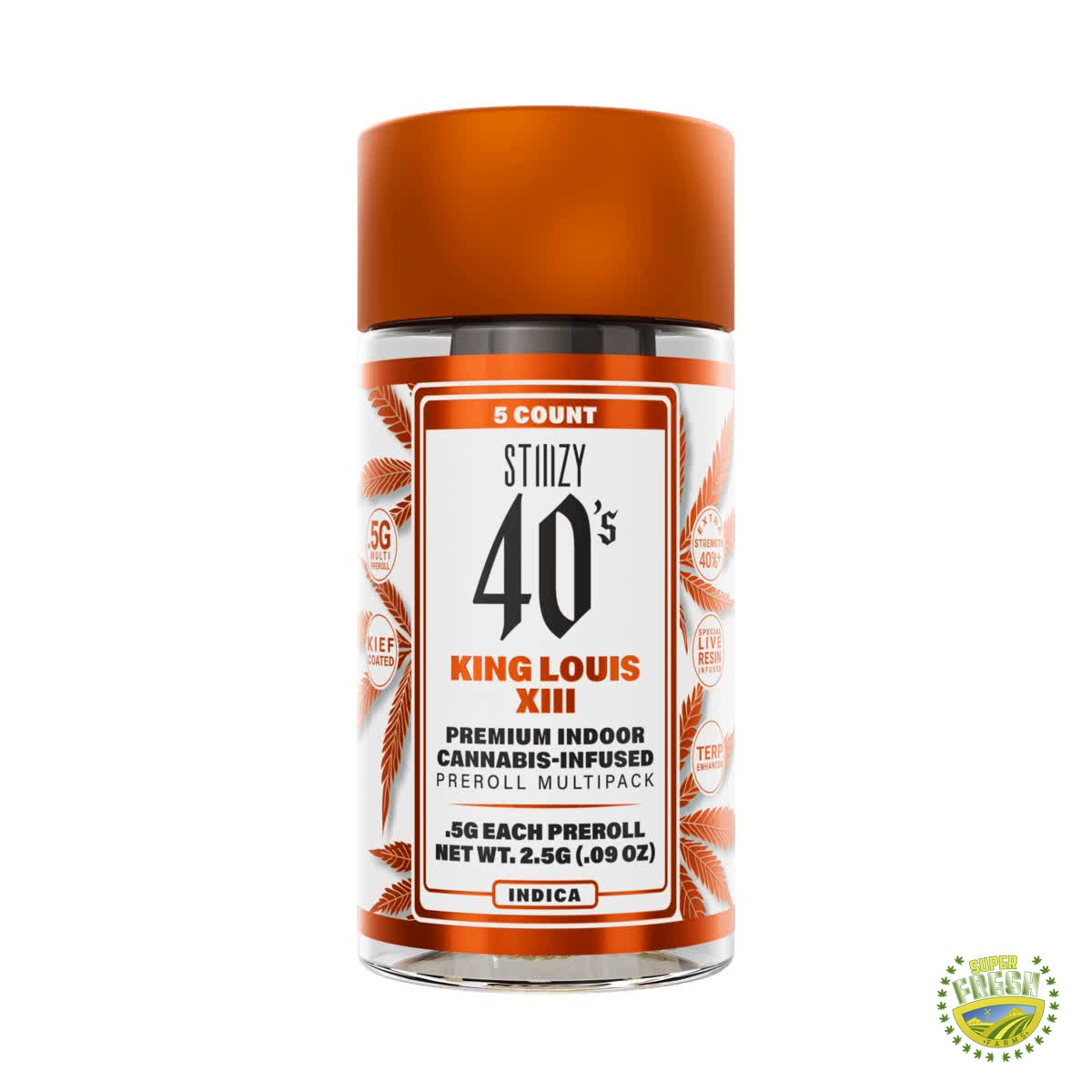 Infused 40's King Louis XIII Preroll 5pk