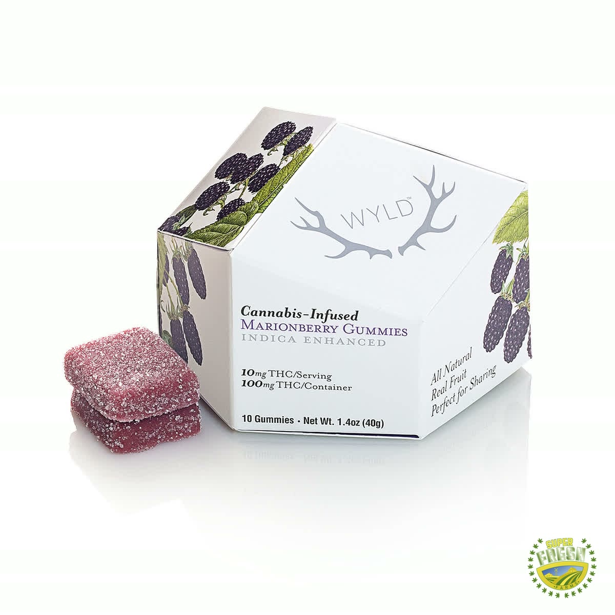 Marionberry Indica Enhanced Gummies
