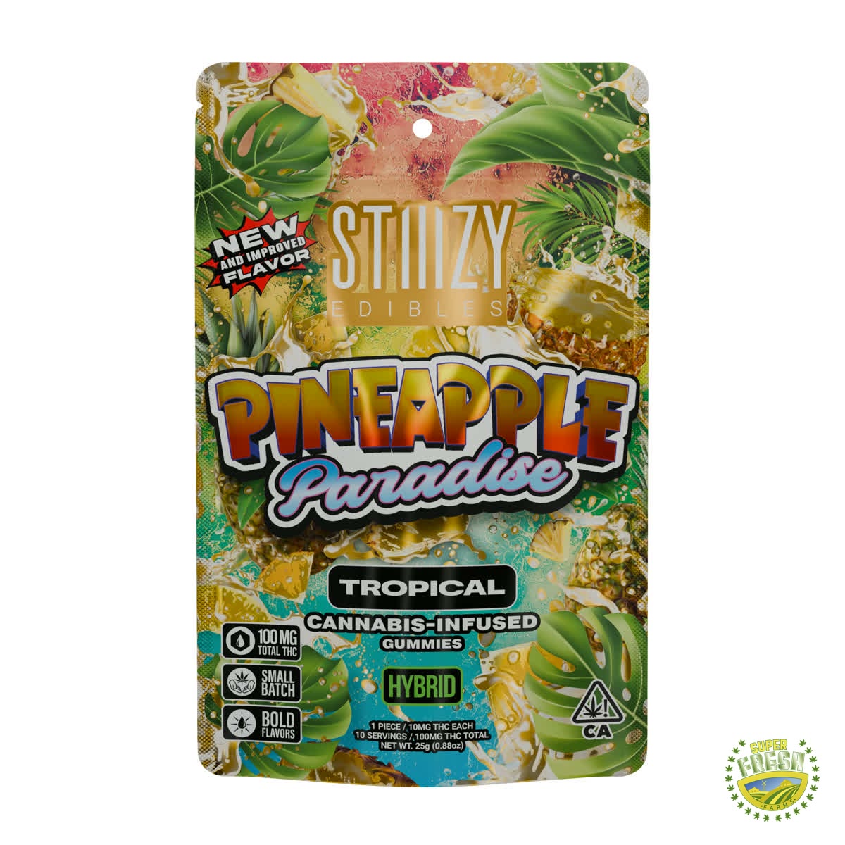Pineapple Paradise Gummies 10x10 100mg