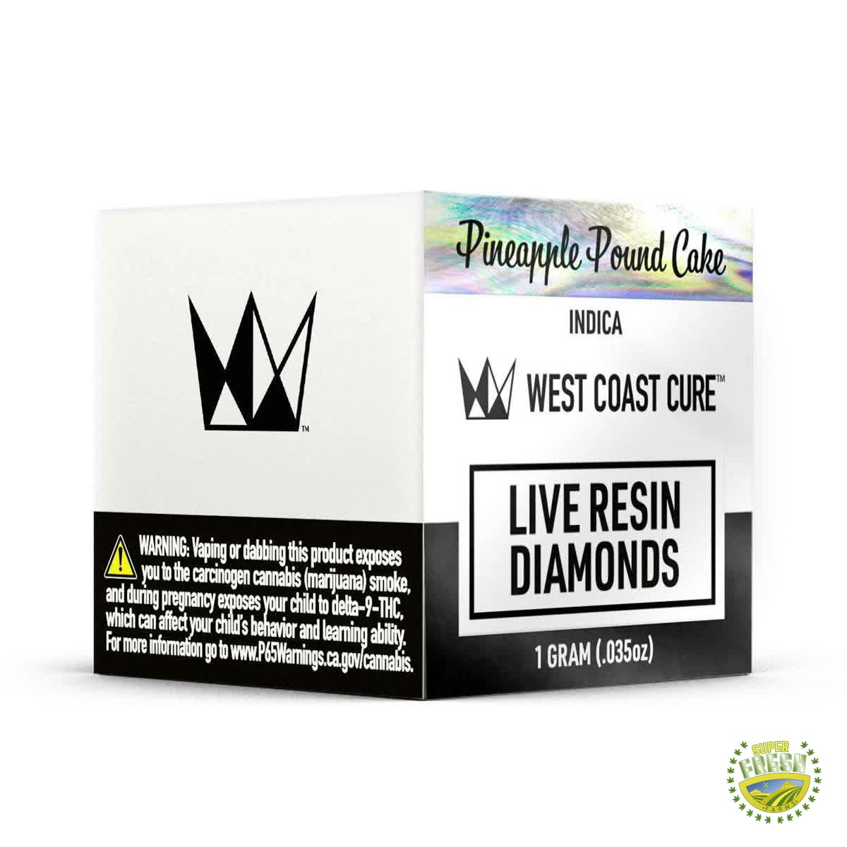 Pineapple Pound Cake Live Resin Diamonds 1g