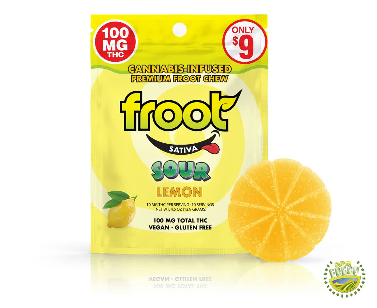 Sour Lemon Gummy Single Cut