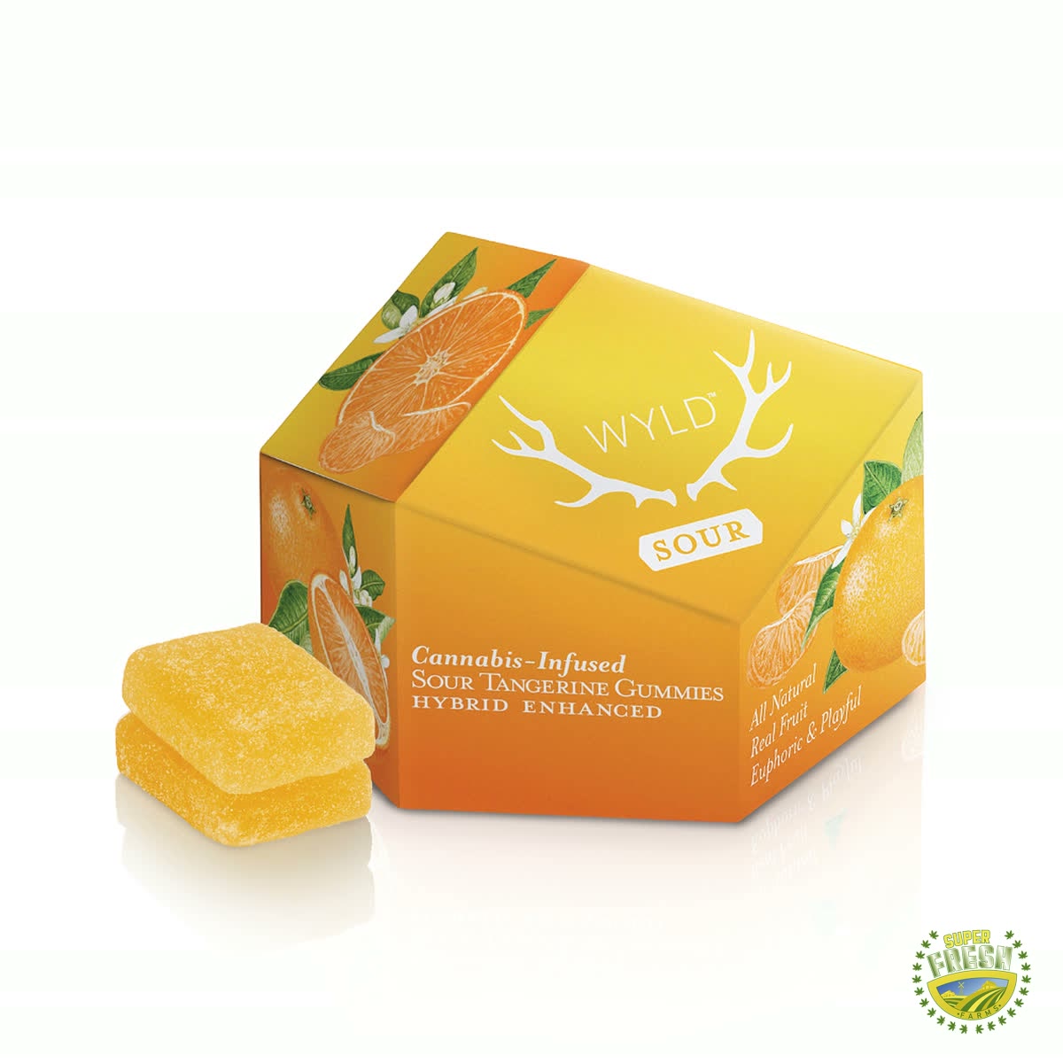 Sour Tangerine Hybrid Enhanced Gummies