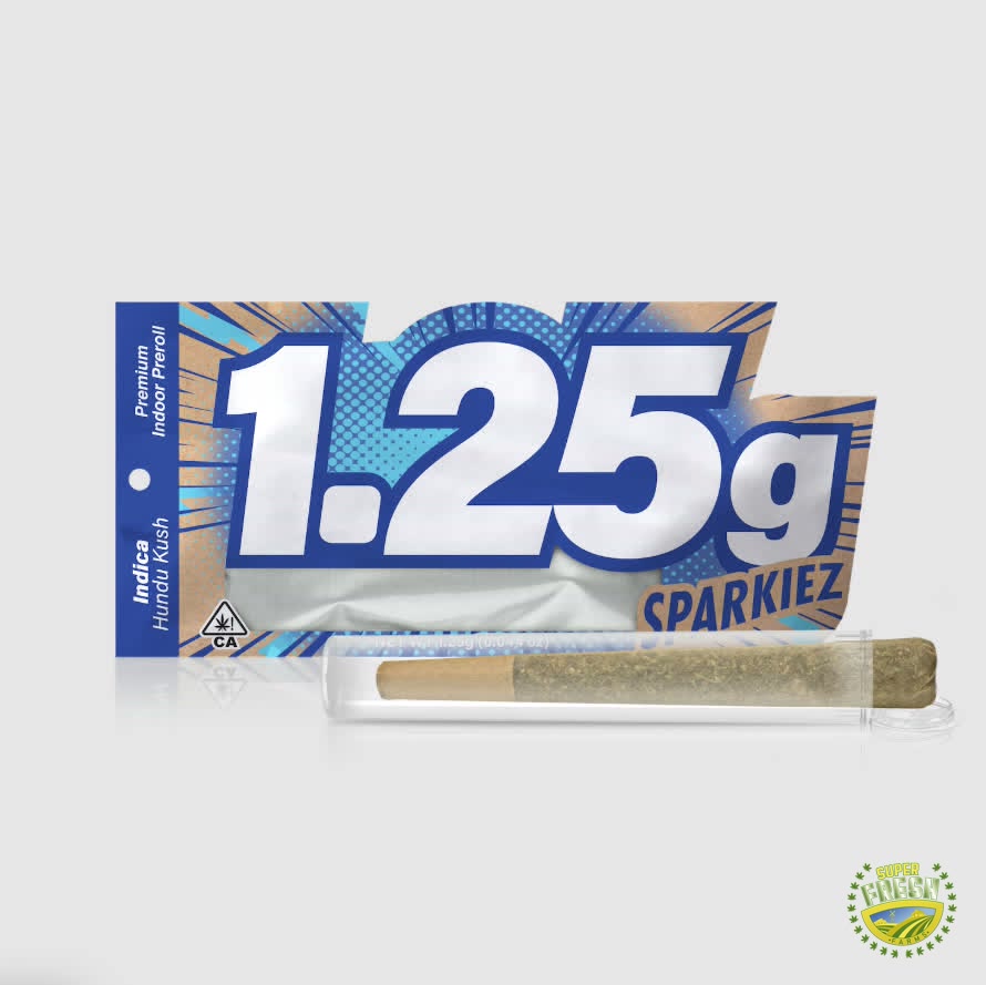 Sparkiez Indica Single Preroll 1.25g