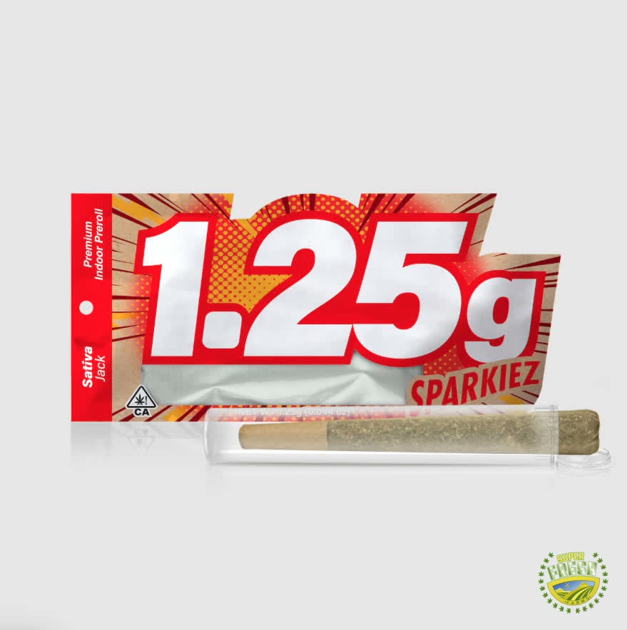 Sparkiez Sativa Single Preroll 1.25g